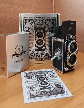 Cámara Digital Retro Chuzhao Estilo TLR Vintage