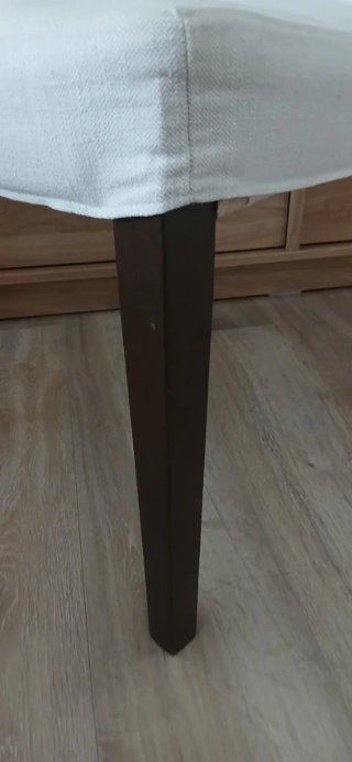 Silla comedor Ikea tela y madera