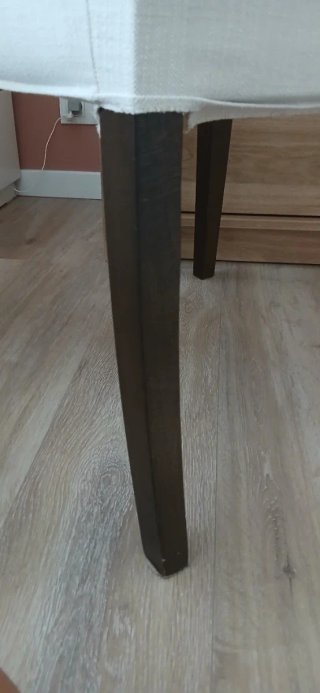 Silla comedor Ikea tela y madera