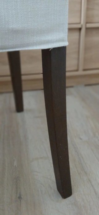 Silla comedor Ikea tela y madera