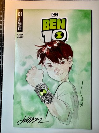 Comic USA Ben 10 #1C Firmado x Dave Johnson COA