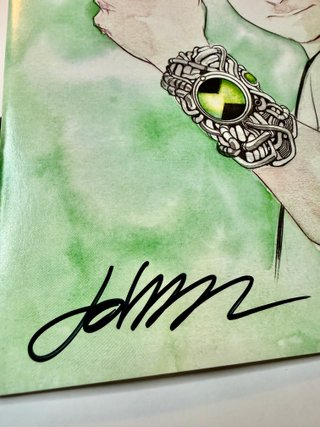 Comic USA Ben 10 #1C Firmado x Dave Johnson COA
