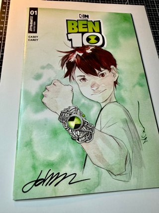 Comic USA Ben 10 #1C Firmado x Dave Johnson COA
