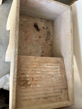 Pileta antigua de cemento