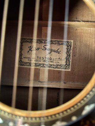 Guitarra acustica suzuki wos 260