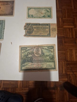 Billetes antiguos de España