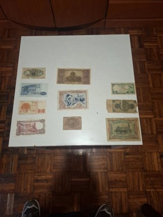 Billetes antiguos de España
