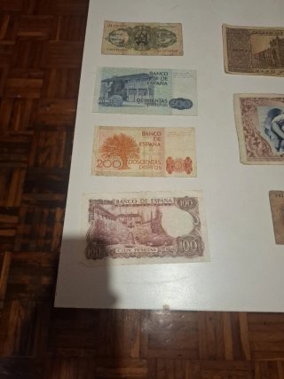 Billetes antiguos de España
