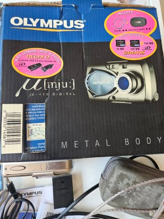 Olympus digital mju 410 Metal body. Tarjeta 2GB