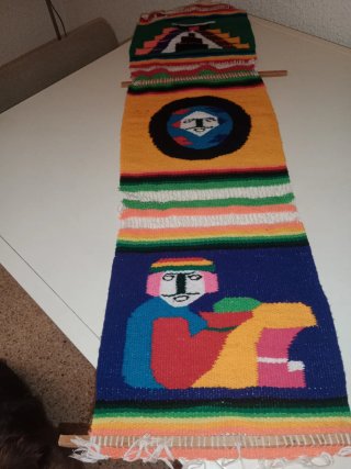 Tapiz Mexicano Tejido a Mano