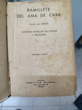 El ramillete del ama de casa