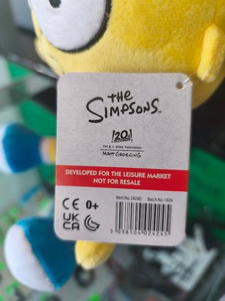 Peluche Bart Simpsons 33cm