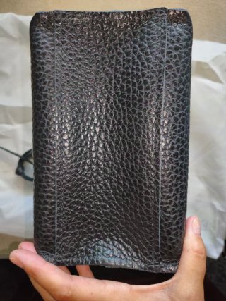 Bolso Bimba y Lola piel texturizada negro