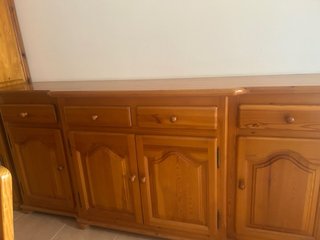 Mesa comedor madera y 6 sillas
