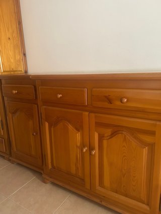 Mesa comedor madera y 6 sillas