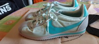Zapatillas Nike Cortez Mujer Talla 36 Beige/Teal