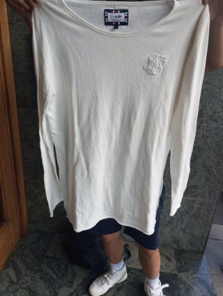 Camiseta SikSilk Blanca Talla M
