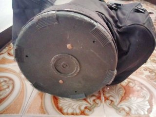 Bolsa para palos de golf.