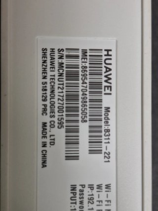 Router Huawei B311-221 4G LTE