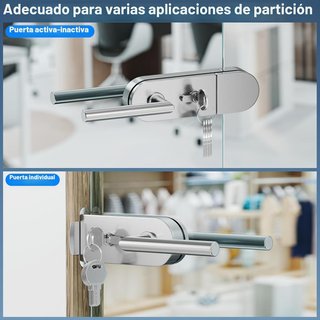 Nueva Cerradura Ranbo para puerta de cristal