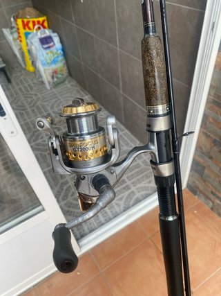 Carrete Shimano Stradic 500FB y cañas decarpfishin