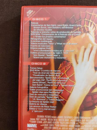 DVD Spider-Man, Película primera edición española.