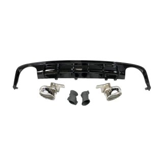 Difusor trasero Audi A6 C8 Sedan / Avant Look RS6