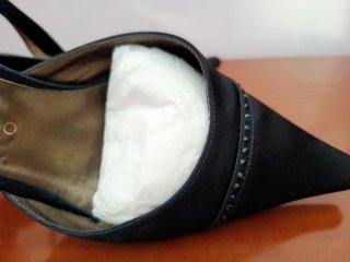 Zapatos Pepe Moreno Talla 38 Negro/Dorado