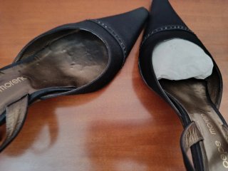 Zapatos Pepe Moreno Talla 38 Negro/Dorado