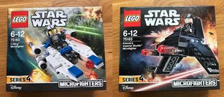 2x Lego Star Wars Microfighters 75160 y 75163