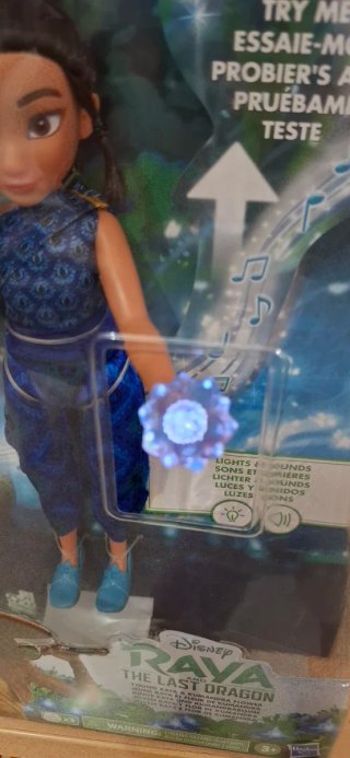 Principessa raya disney fiore luco e suoni