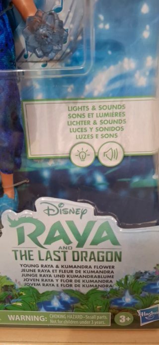 Principessa raya disney fiore luco e suoni