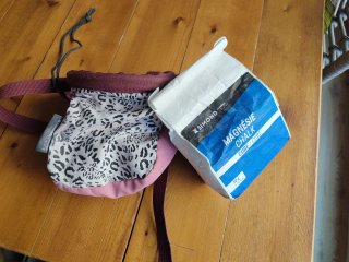 Bolsa de magnesio para escalada