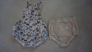 Ranita ositos y braguita pantalón bebé 9-12 meses