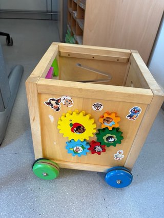 Laberinto de act de madera Montessori 5 en uno