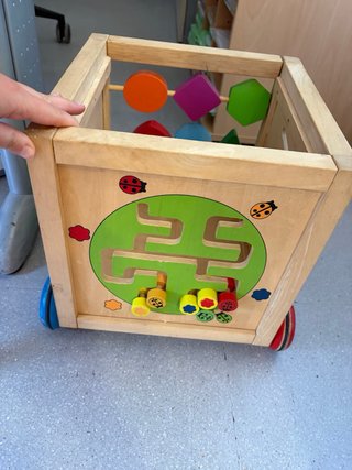 Laberinto de act de madera Montessori 5 en uno