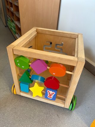 Laberinto de act de madera Montessori 5 en uno
