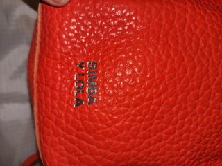 Bolso chihuahua mini color coral Bimba y Lola piel