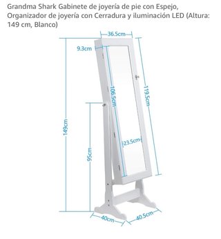 Espejo joyero.