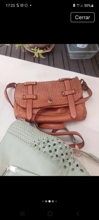 3 Bolsos (Marrón y Verde)