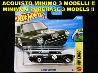 Hot Wheels Lotus Cortina nera