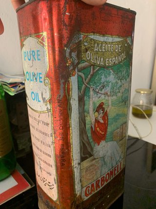Lata Aceite Oliva Vintage Carbonell España