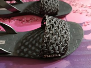 Sandalias Ipanema Talla 40 Gris Plata
