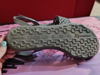 Sandalias Ipanema Talla 40 Gris Plata