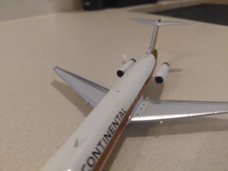 Maqueta AviónDC9 de Continental Airlines