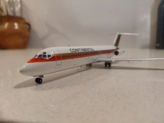 Maqueta AviónDC9 de Continental Airlines