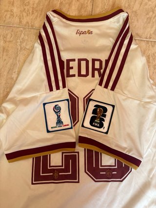 Camiseta España M Adidas Blanca