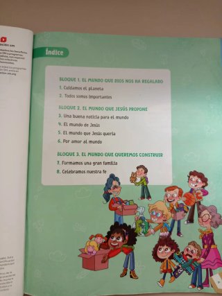 Religión Católica, 4 Primaria, Edén, Revuela