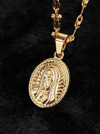 Collana Vergine con punzone 750