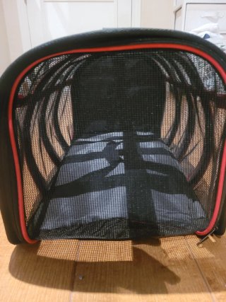 Transportín para mascotas gato perro, transpirable